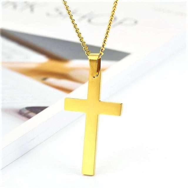 Celestial Gold / Silver Cross Necklace - Jewelry Store by Erik Rayo
