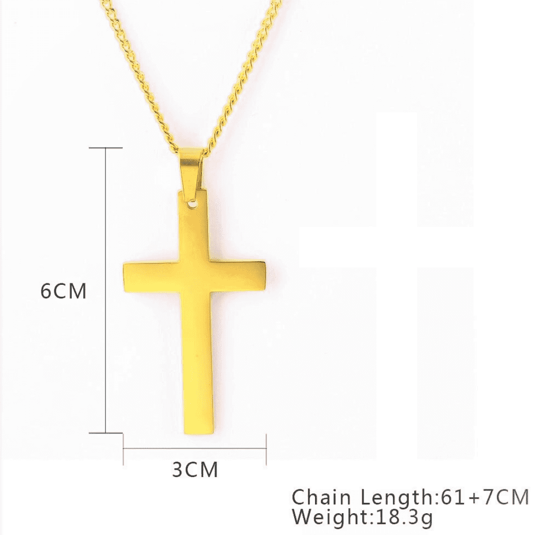 Celestial Gold / Silver Cross Necklace - Jewelry Store by Erik Rayo