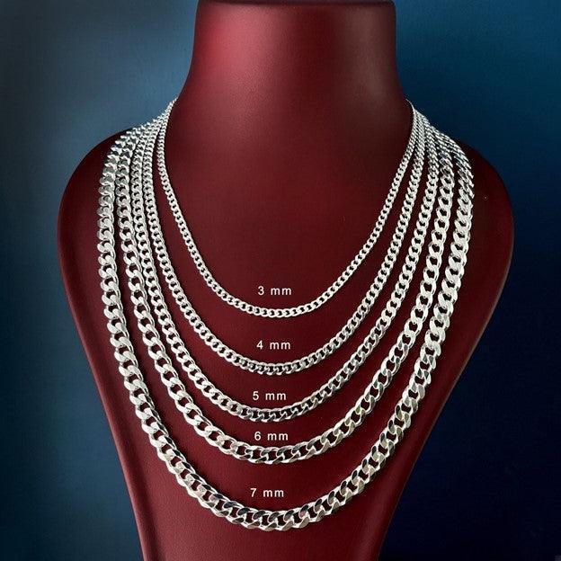 Collares Eslabon Cubano Cadenas De Acero Inoxidable Para Mujer Hombre - Jewelry Store by Erik Rayo