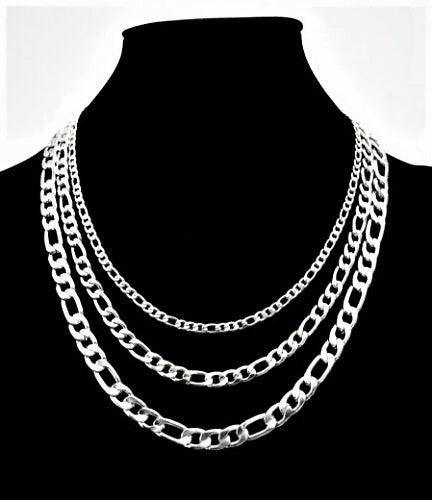 Collares Figaro Cadenas De Acero Inoxidable Para Mujer Hombre - Jewelry Store by Erik Rayo