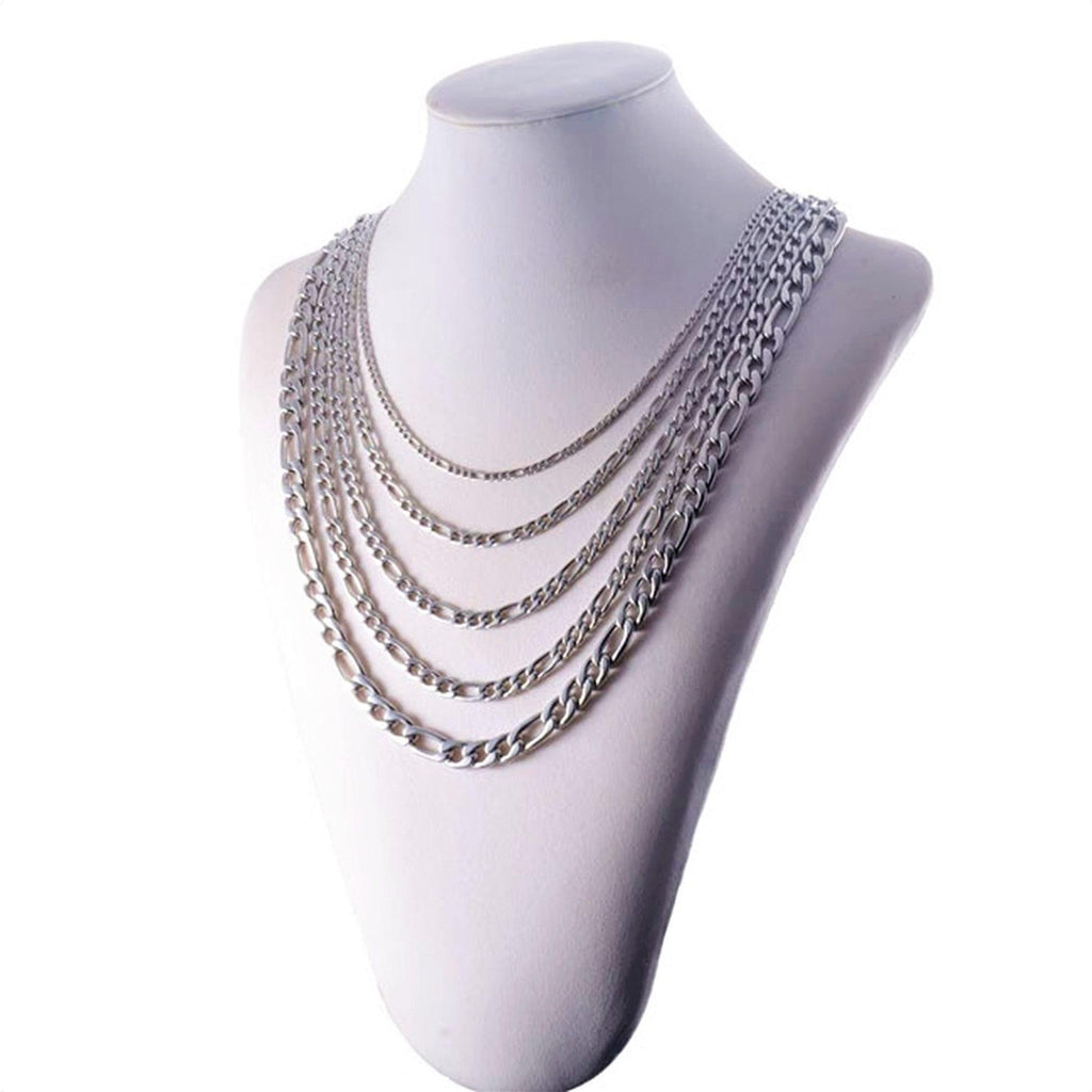 Collares Figaro Cadenas De Acero Inoxidable Para Mujer Hombre - Jewelry Store by Erik Rayo