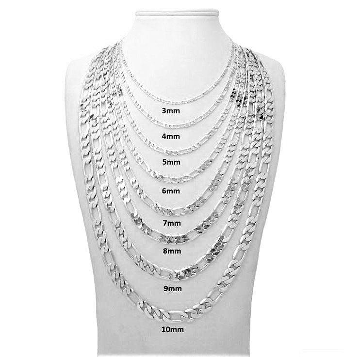 Collares Figaro Cadenas De Acero Inoxidable Para Mujer Hombre - Jewelry Store by Erik Rayo