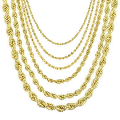 Collares Torzal Cadenas De Acero Inoxidable Color Dorado Oro - Jewelry Store by Erik Rayo