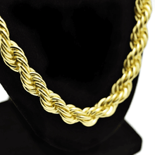 Load image into Gallery viewer, Collares Torzal Cadenas De Acero Inoxidable Color Dorado Oro - Jewelry Store by Erik Rayo
