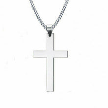 Load image into Gallery viewer, Cross Pendant Necklace Stainless Steel 24 Inch Chain - Jewelry Store by Erik Rayo
