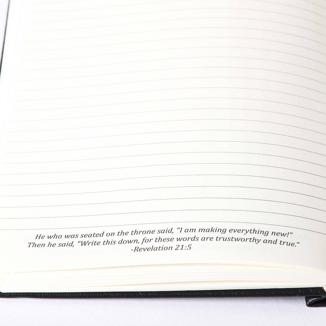 Wineskin Hard Cover 420Pg Journal, Black