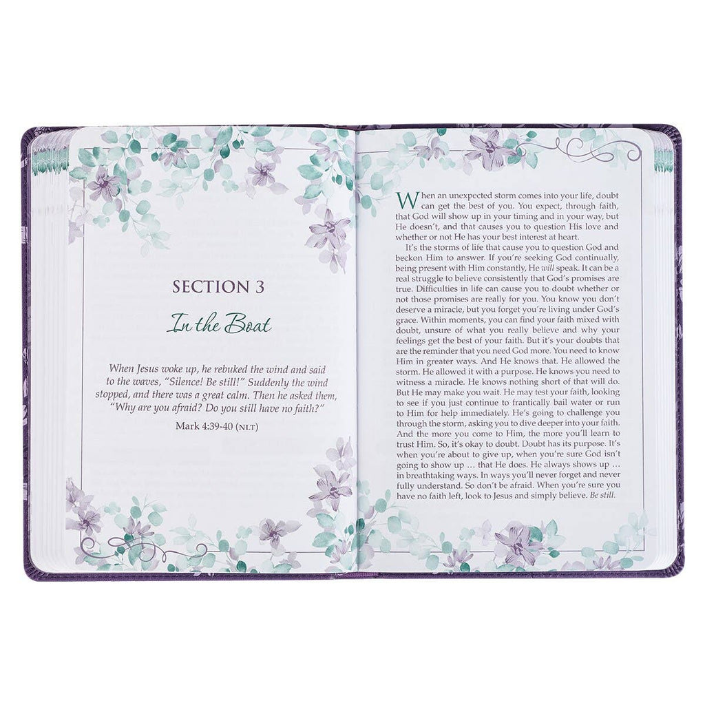 Devotional A Journey with Jesus Faux Leather