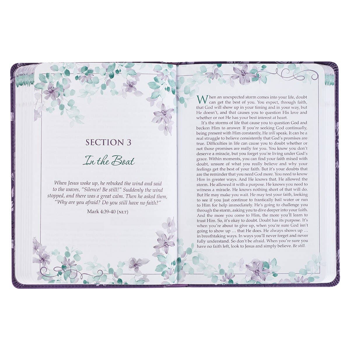 Devotional A Journey with Jesus Faux Leather