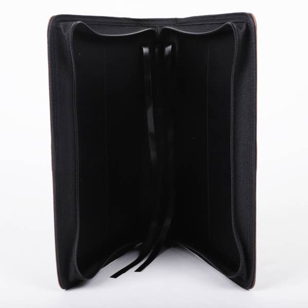 Leather Bible Cover Holy Bible, Brown, Size Large