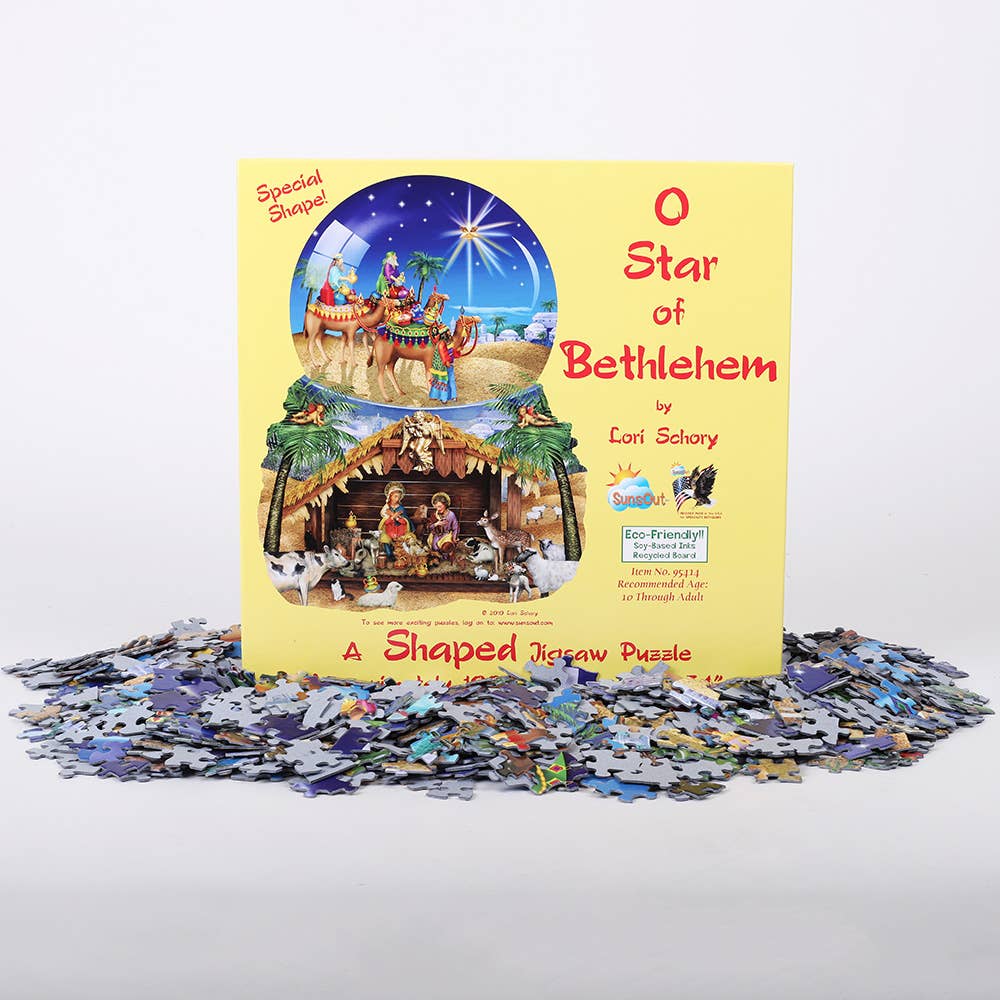 Puzzle O Star of Bethlehem 1000 PC Shaped