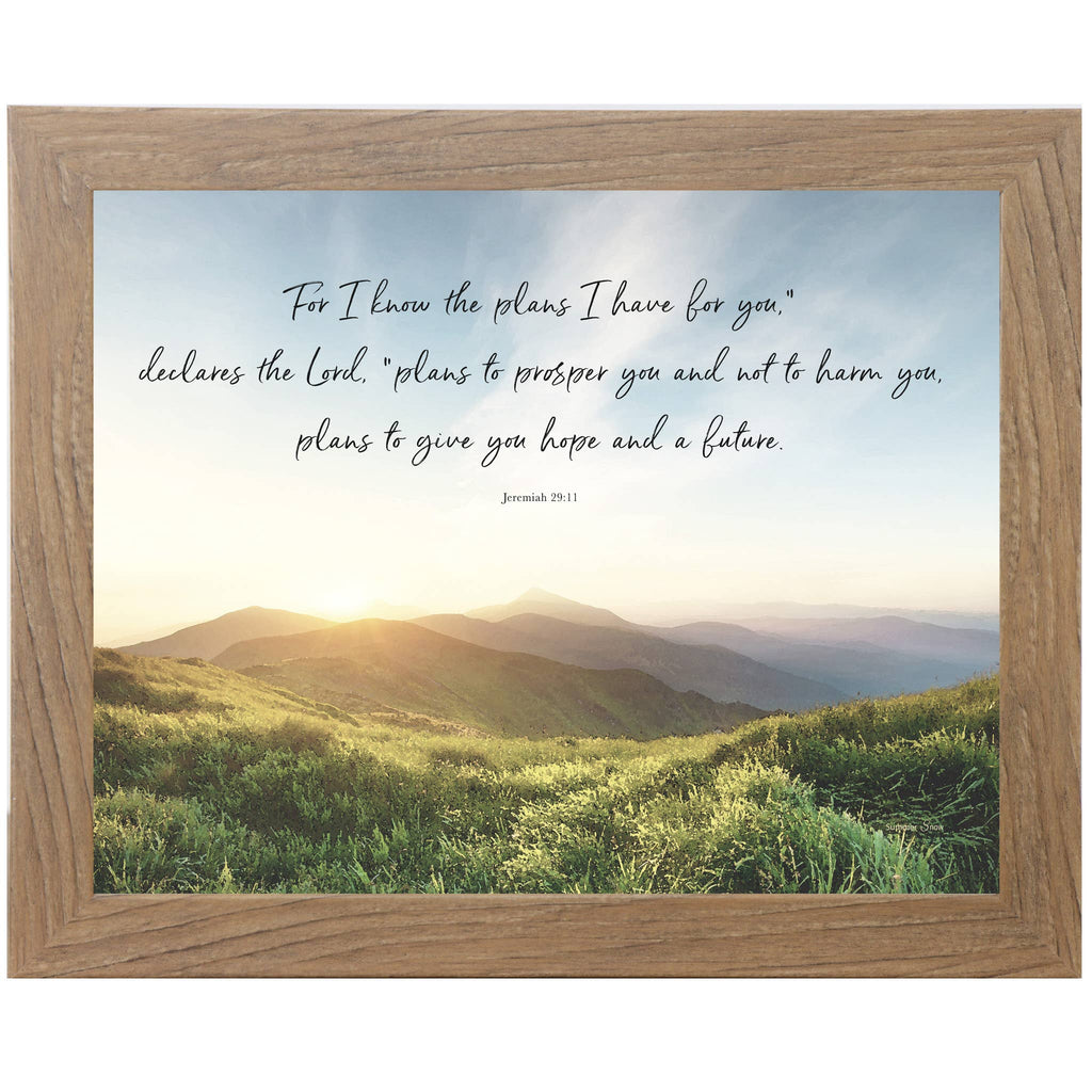 Religious For I Know The Plans I Have For You Framed Art
