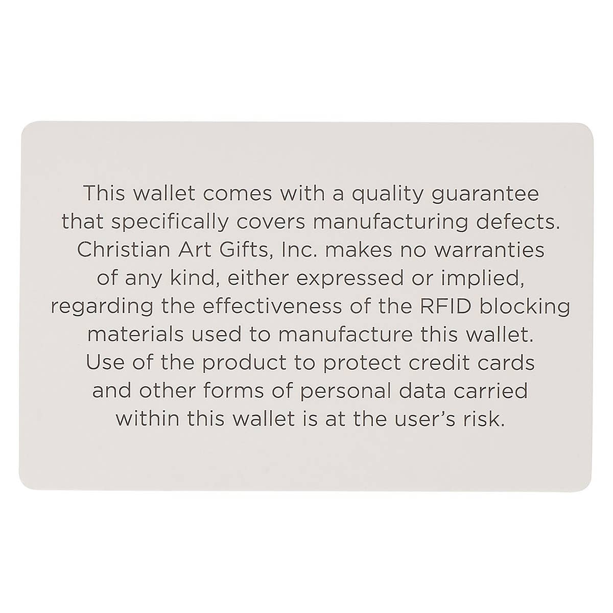 Wallet Leather Two-tone Walk by Faith 2 Cor. 5:7