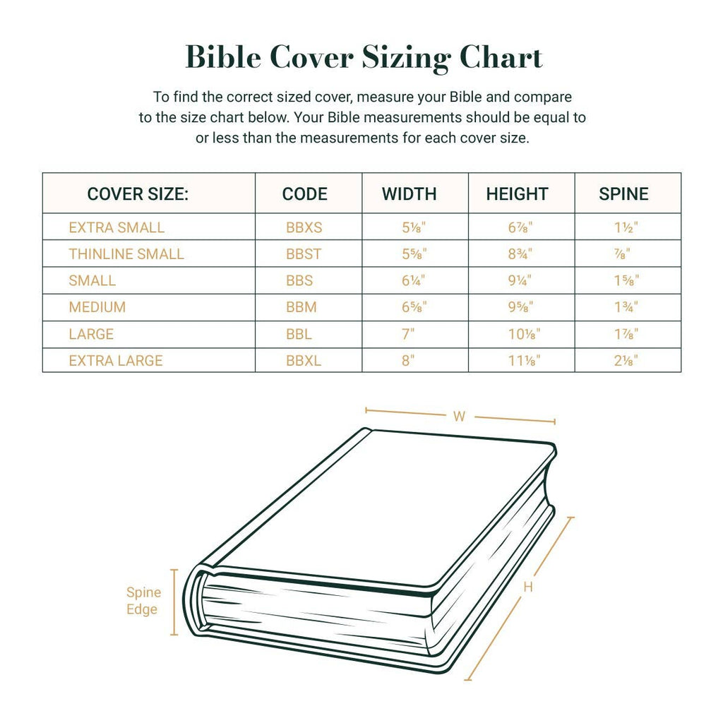 Bible Cover Classic Brown Names of God Brown Ex. 34:6