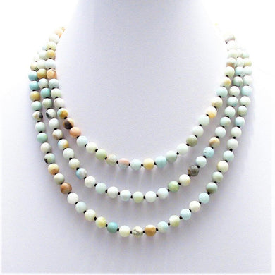 Genuine Amazonite Necklace 60