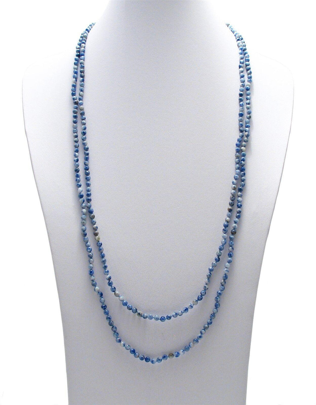 Genuine Sodalite Necklace 70" Long 5mm Bead Stranded - Jewelry Store by Erik Rayo