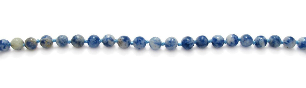 Genuine Sodalite Necklace 70" Long 5mm Bead Stranded - Jewelry Store by Erik Rayo