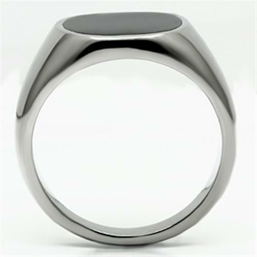 Gift For Him Men's Rings Stainless Steel Oval Square Black Round - Jewelry Store by Erik Rayo