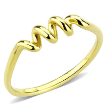 Load image into Gallery viewer, Gold Coil Womens Ring Stainless Steel Anillo Color Oro Para Mujer Acero Inoxidable - Jewelry Store by Erik Rayo
