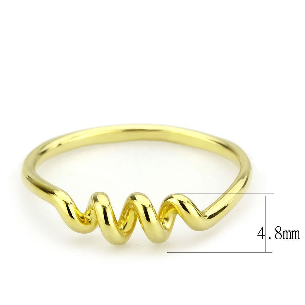 Gold Coil Rings for Women Stainless Steel Anillo Color Oro Para Mujer Acero Inoxidable - Jewelry Store by Erik Rayo