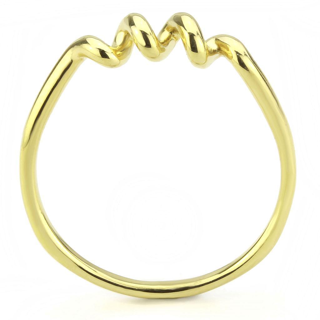Gold Coil Rings for Women Stainless Steel Anillo Color Oro Para Mujer Acero Inoxidable - Jewelry Store by Erik Rayo