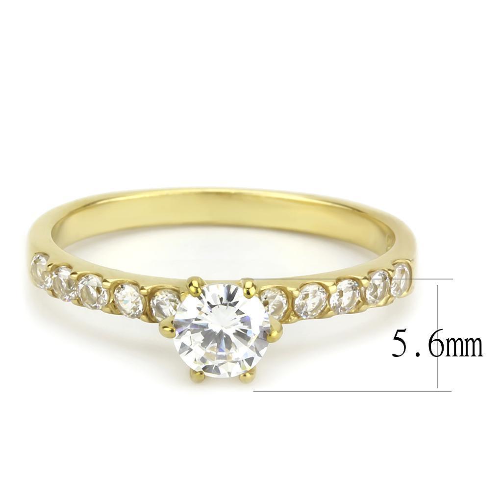 Gold Diamond Rings for Women Stainless Steel Anillo Color Oro Para Mujer Acero Inoxidable - Jewelry Store by Erik Rayo