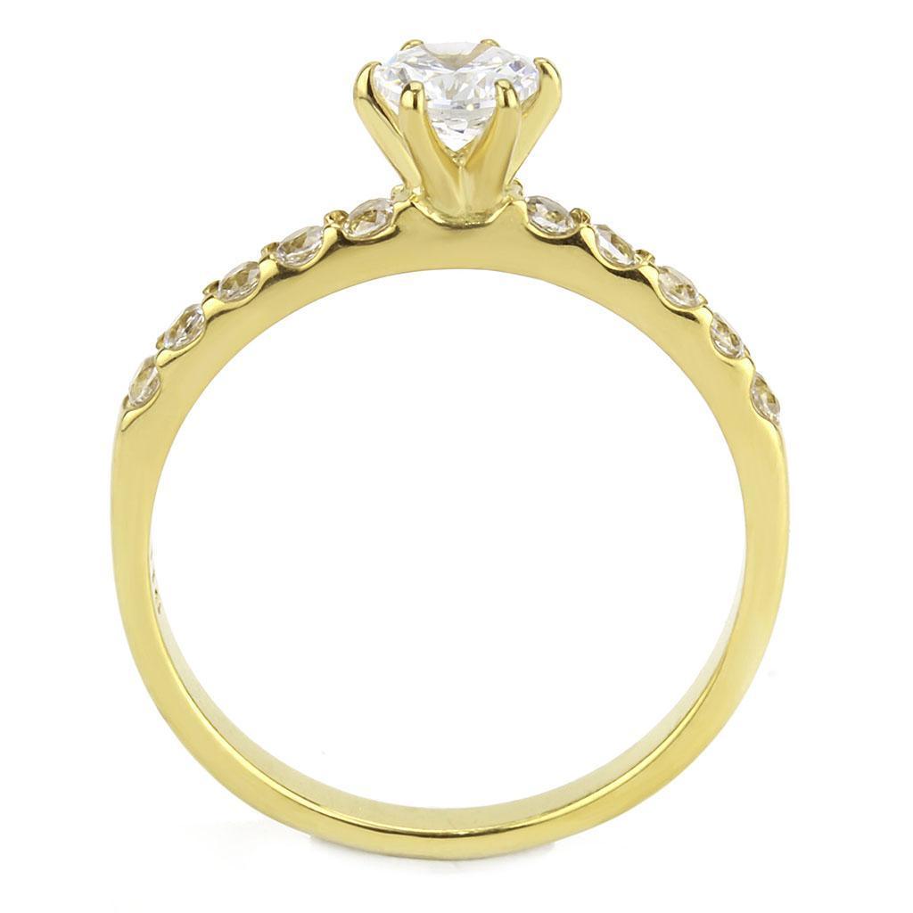 Gold Diamond Rings for Women Stainless Steel Anillo Color Oro Para Mujer Acero Inoxidable - Jewelry Store by Erik Rayo