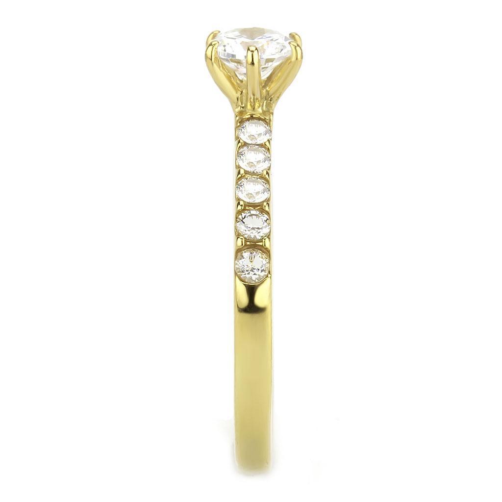 Gold Diamond Rings for Women Stainless Steel Anillo Color Oro Para Mujer Acero Inoxidable - Jewelry Store by Erik Rayo