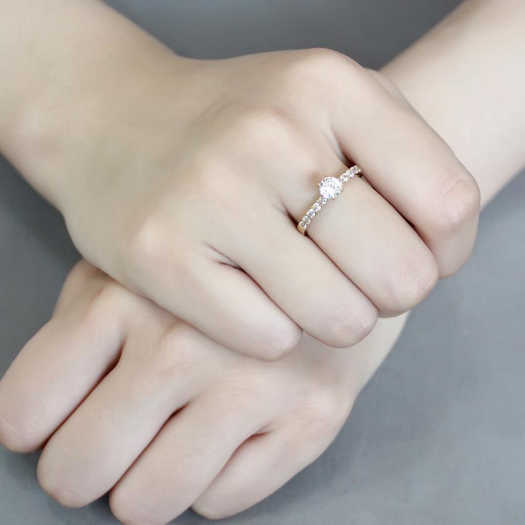 Gold Diamond Rings for Women Stainless Steel Anillo Color Oro Para Mujer Acero Inoxidable - Jewelry Store by Erik Rayo