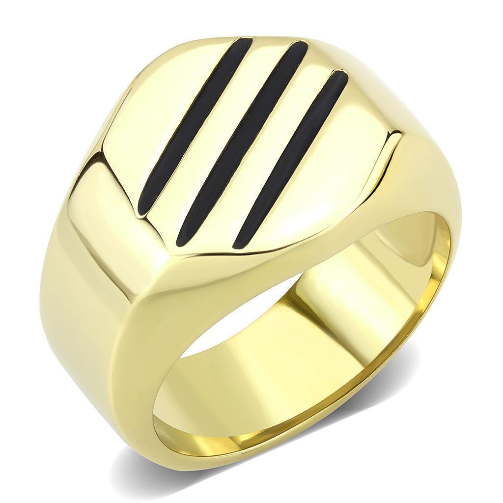 Gold Hexagon Rings for Women Stainless Steel Anillo Color Oro Para Mujer Acero Inoxidable - Jewelry Store by Erik Rayo