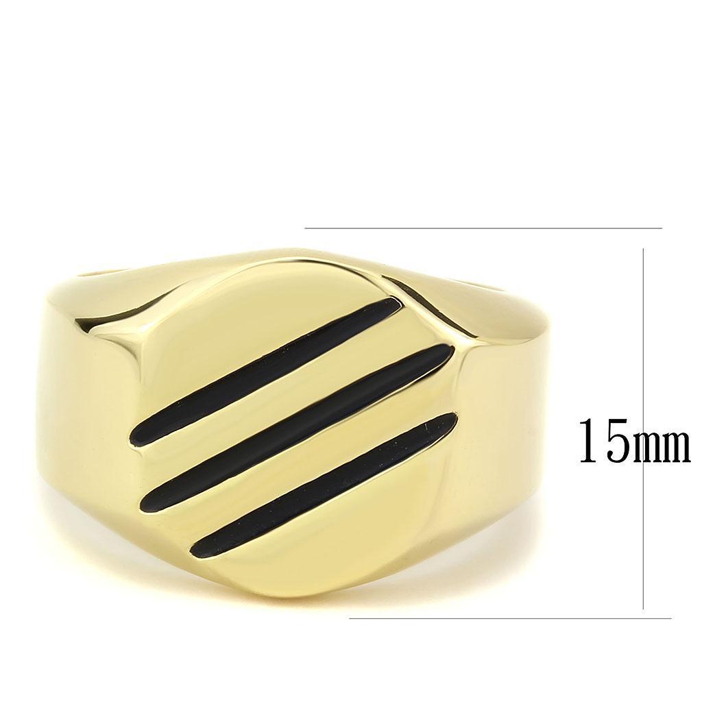 Gold Hexagon Rings for Women Stainless Steel Anillo Color Oro Para Mujer Acero Inoxidable - Jewelry Store by Erik Rayo