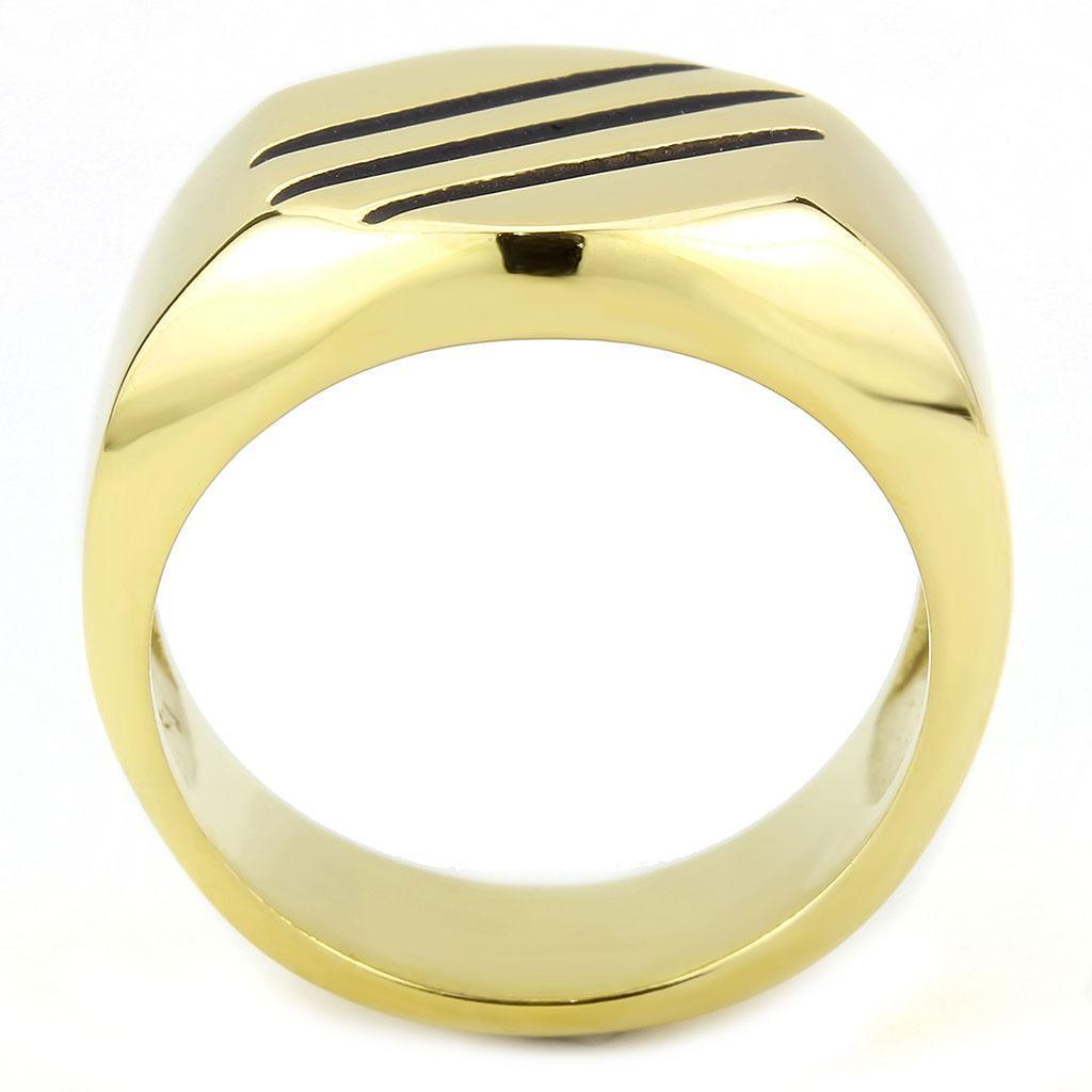 Gold Hexagon Rings for Women Stainless Steel Anillo Color Oro Para Mujer Acero Inoxidable - Jewelry Store by Erik Rayo