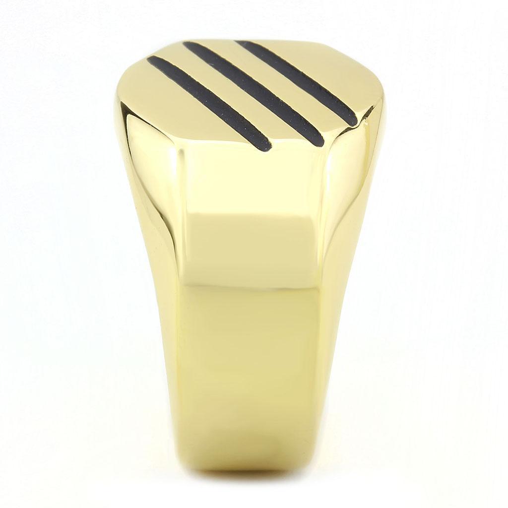 Gold Hexagon Rings for Women Stainless Steel Anillo Color Oro Para Mujer Acero Inoxidable - Jewelry Store by Erik Rayo