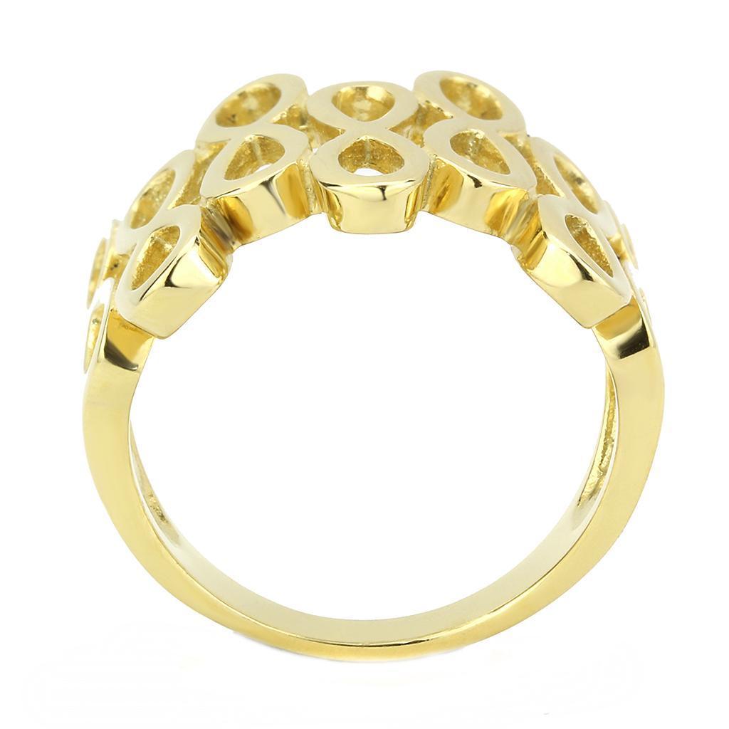Gold Infinity Rings for Women Eternity Stainless Steel Anillo Color Oro Infinito Para Mujer Acero Inoxidable - Jewelry Store by Erik Rayo