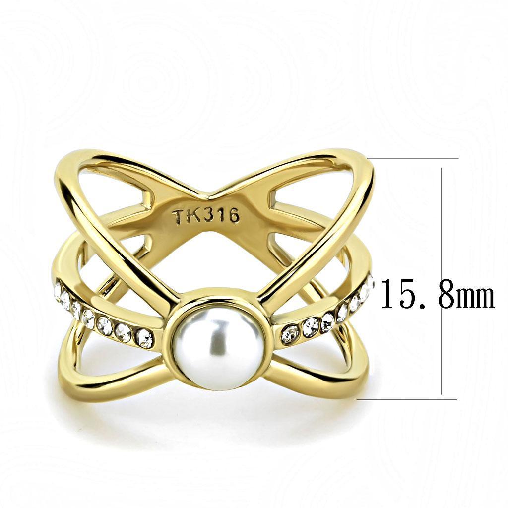Gold Tiple Rings for Women Circular Stainless Steel Anillo Cruz Color Oro Para Mujer Acero Inoxidable - Jewelry Store by Erik Rayo
