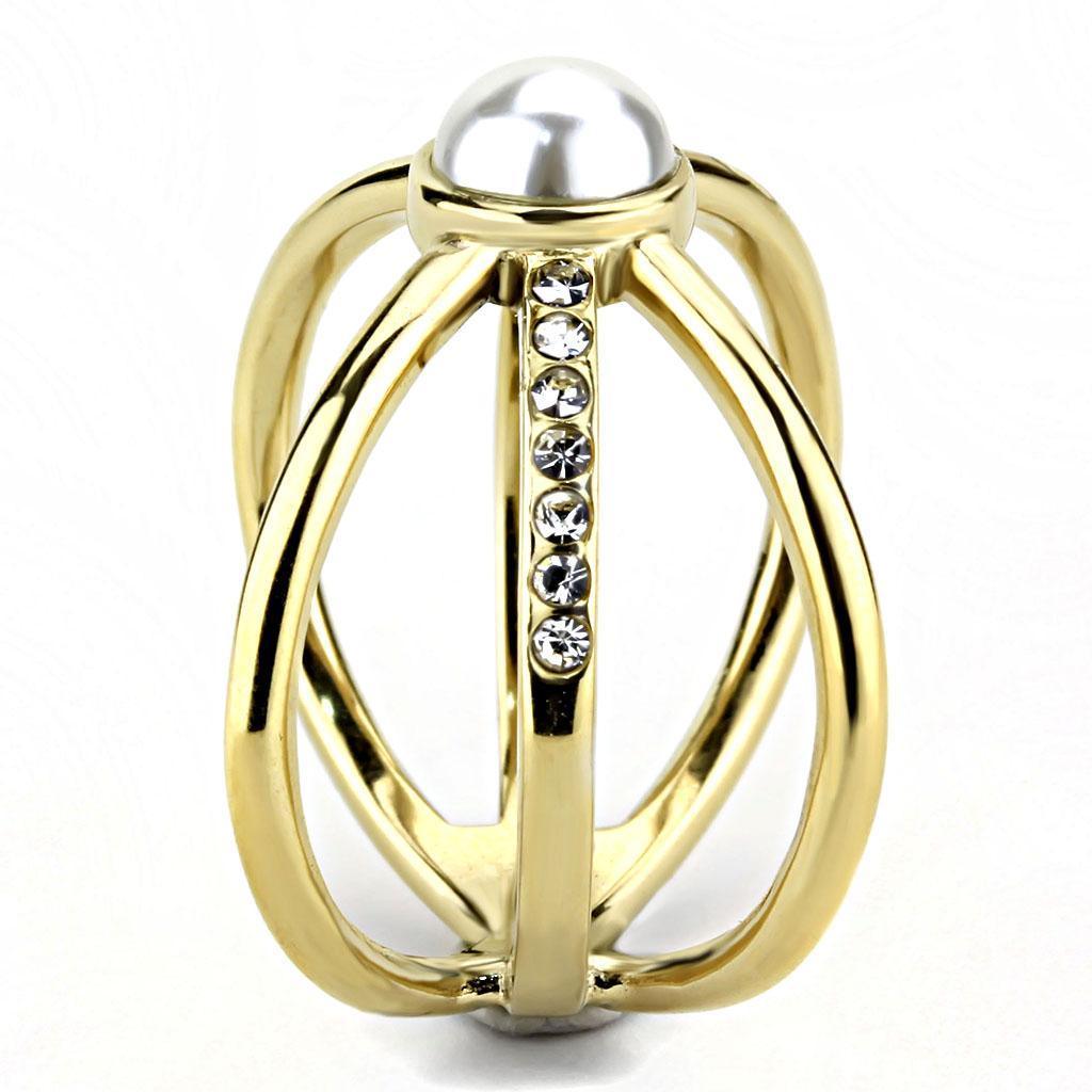 Gold Tiple Rings for Women Circular Stainless Steel Anillo Cruz Color Oro Para Mujer Acero Inoxidable - Jewelry Store by Erik Rayo