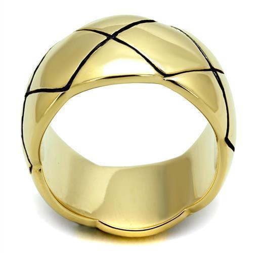 Gold Womens Ring Anillo Para Mujer 316L Stainless Steel Ring 316L Stainless Steel Ring with No Stone Abruzzi - Jewelry Store by Erik Rayo