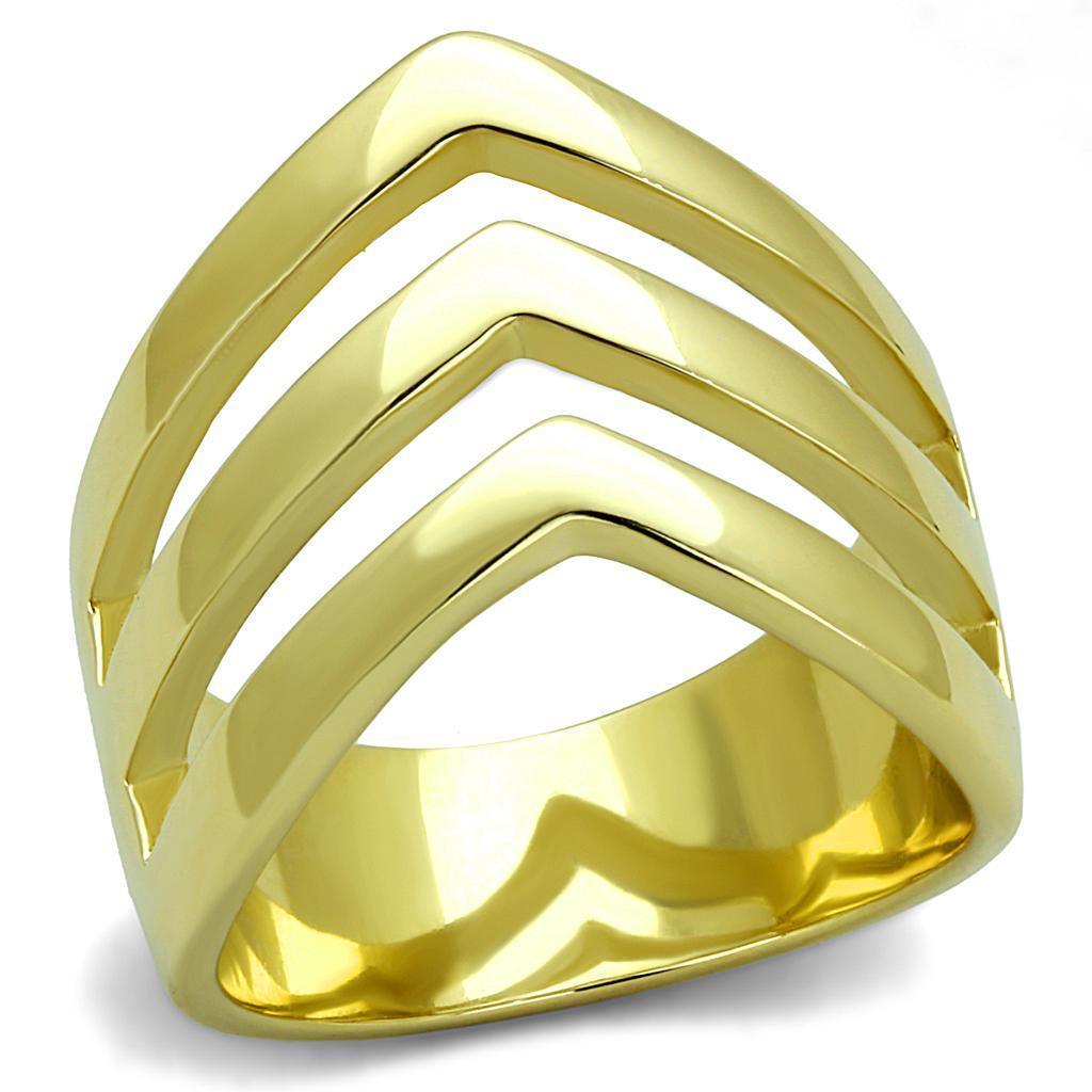 Gold Womens Ring Anillo Para Mujer 316L Stainless Steel Ring 316L Stainless Steel Ring with No Stone Chieti - Jewelry Store by Erik Rayo