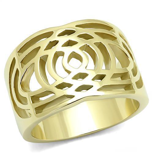 Gold Womens Ring Anillo Para Mujer 316L Stainless Steel Ring - Jewelry Store by Erik Rayo