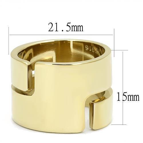Gold Womens Ring Anillo Para Mujer 316L Stainless Steel Ring - Jewelry Store by Erik Rayo