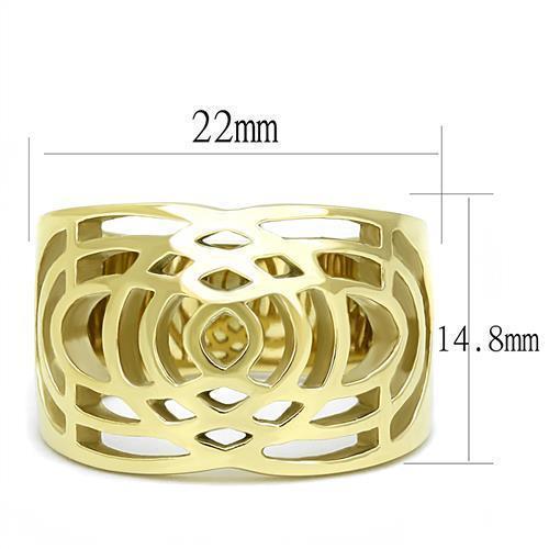 Gold Womens Ring Anillo Para Mujer 316L Stainless Steel Ring - Jewelry Store by Erik Rayo