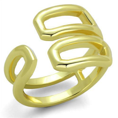 Gold Womens Ring Anillo Para Mujer y Ninos Unisex Kids 316L Stainless Steel Ring Monfalcone - Jewelry Store by Erik Rayo