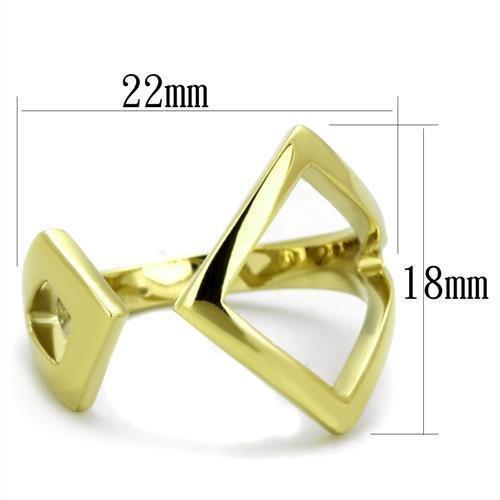 Gold Womens Ring Anillo Para Mujer 316L Stainless Steel Ring with No Stone Argento - Jewelry Store by Erik Rayo