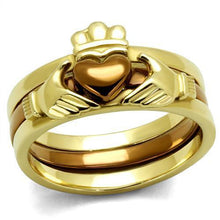 Load image into Gallery viewer, Gold Womens Ring Anillo Para Mujer Stainless Steel Ring Stainless Steel Ring Abruzzi - Jewelry Store by Erik Rayo
