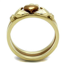 Load image into Gallery viewer, Gold Womens Ring Anillo Para Mujer Stainless Steel Ring Stainless Steel Ring Abruzzi - Jewelry Store by Erik Rayo
