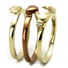 Load image into Gallery viewer, Gold Womens Ring Anillo Para Mujer Stainless Steel Ring Stainless Steel Ring Abruzzi - Jewelry Store by Erik Rayo
