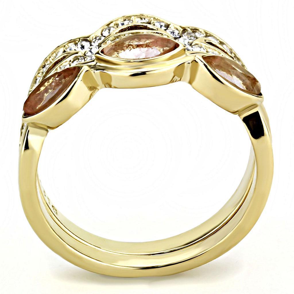 Gold Rings for Women Set Stainless Steel Anillo Juego Color Oro Para Mujer Acero Inoxidable - Jewelry Store by Erik Rayo
