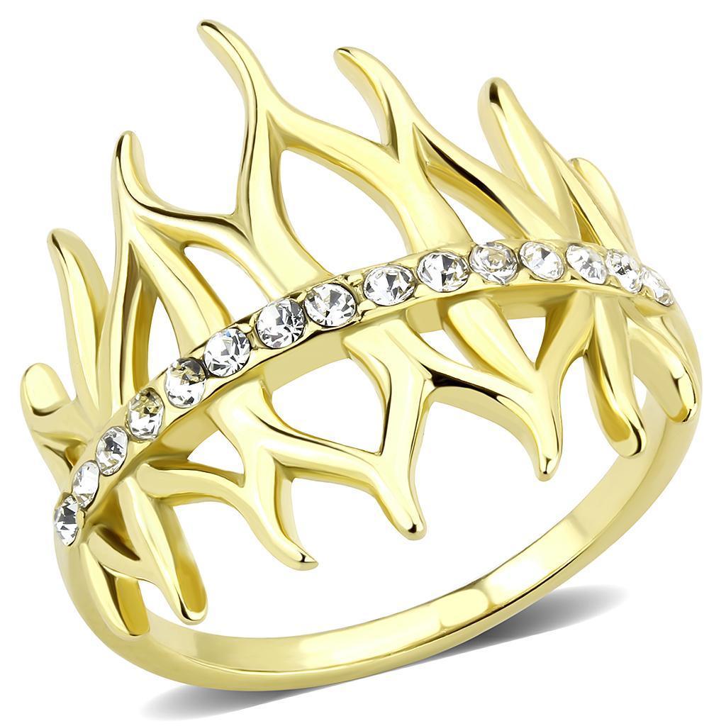 Gold Rings for Women Stainless Steel Anillo Color Oro Para Mujer Acero Inoxidable - Jewelry Store by Erik Rayo