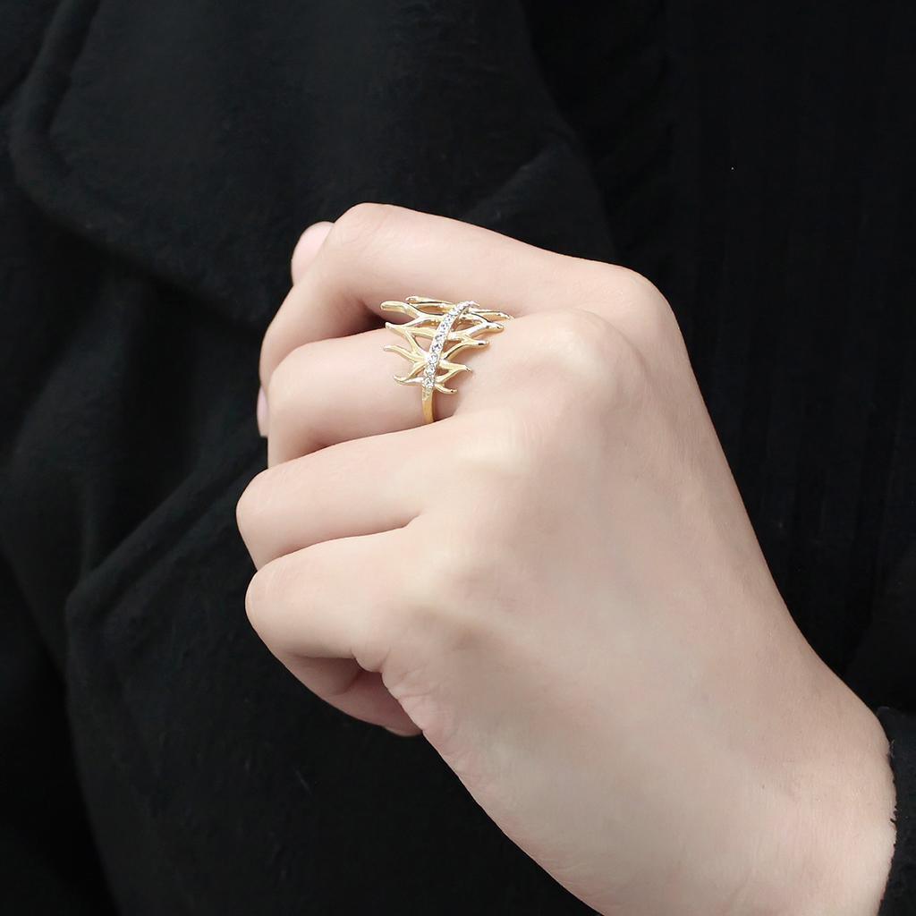 Gold Rings for Women Stainless Steel Anillo Color Oro Para Mujer Acero Inoxidable - Jewelry Store by Erik Rayo