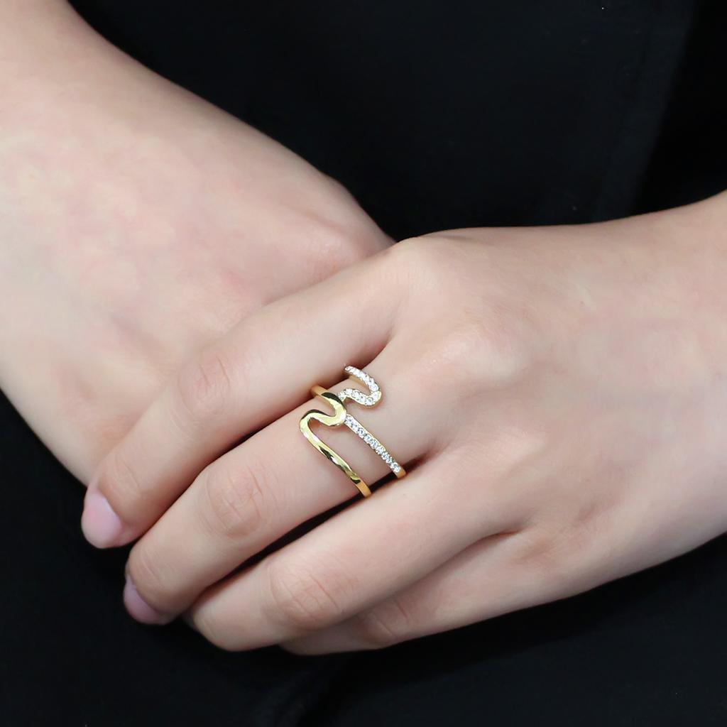 Gold Rings for Women Stainless Steel Anillo Color Oro Para Mujer Acero Inoxidable - Jewelry Store by Erik Rayo