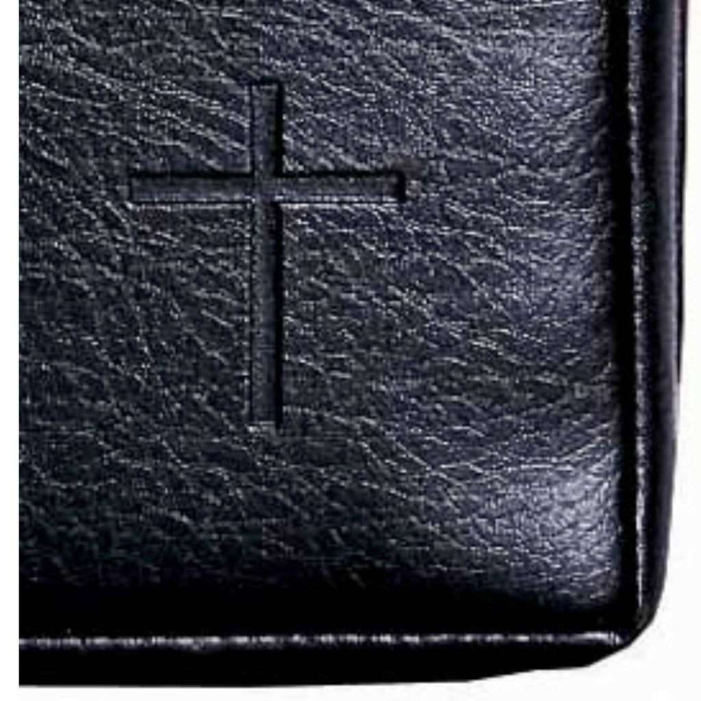 Bible Cover Black w/handle Medium